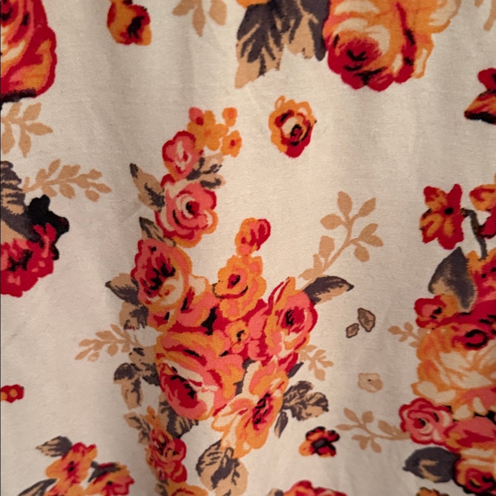 Floral Print Women's Top, 2X - Picture 4 of 4